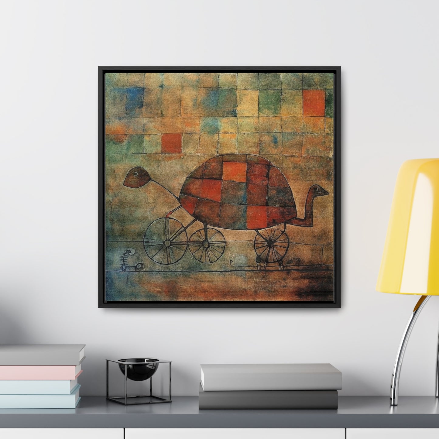 Turtle 8, Gallery Canvas Wraps, Square Frame