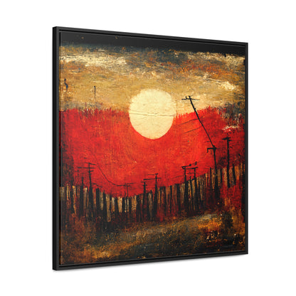 Land of the Sun 19, Valentinii, Gallery Canvas Wraps, Square Frame