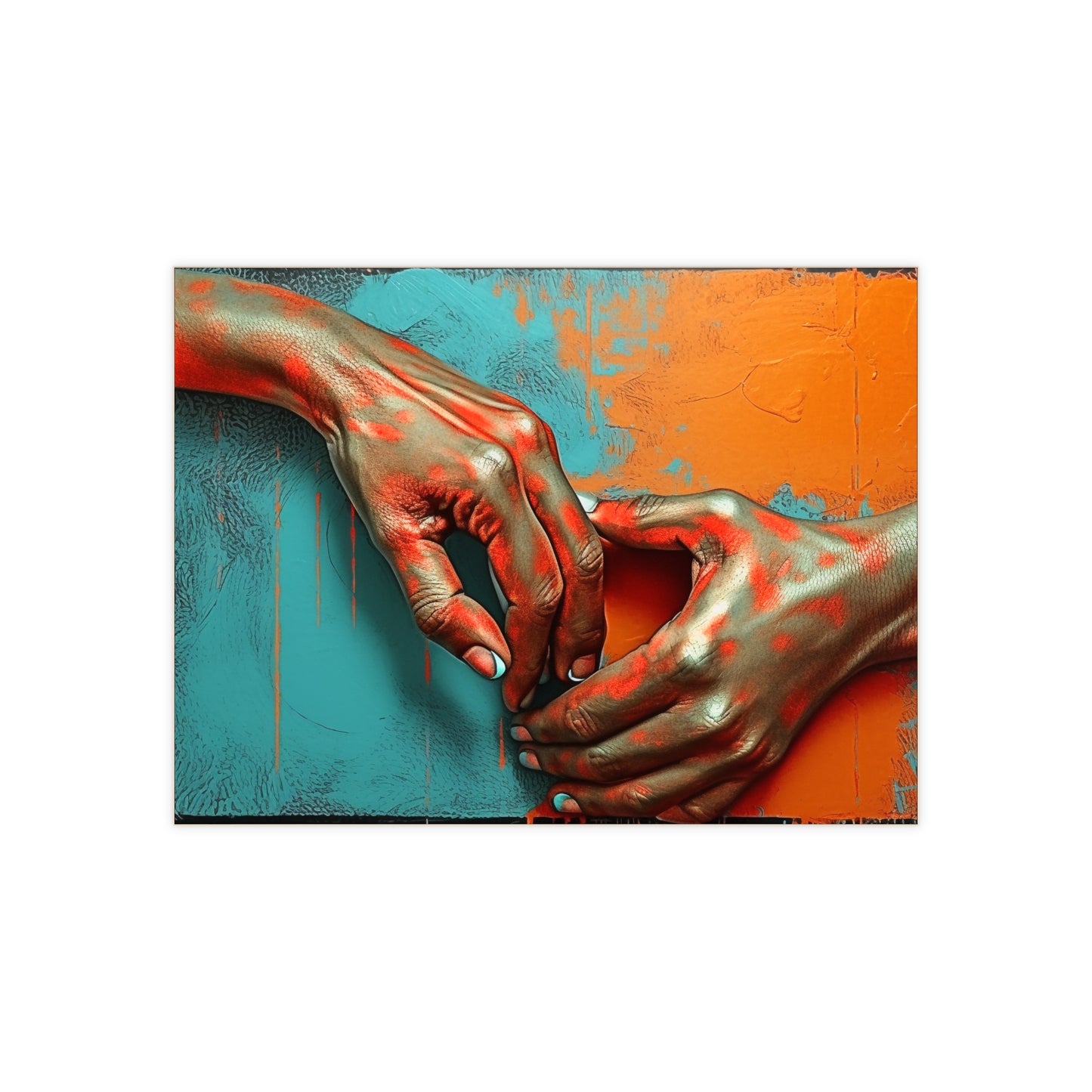 Hands 7, Ceramic Photo Tile