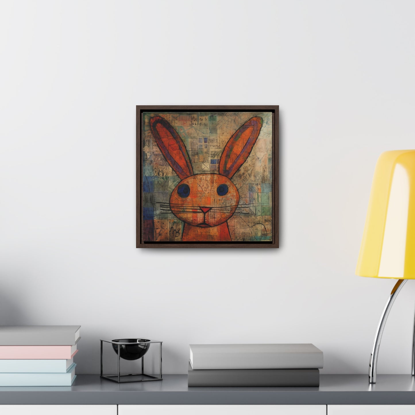 Rabbit 12, Gallery Canvas Wraps, Square Frame