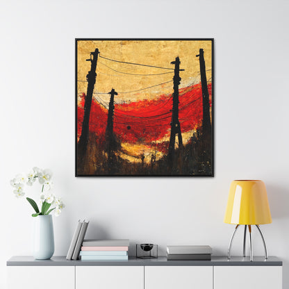 Land of the Sun 22, Valentinii, Gallery Canvas Wraps, Square Frame