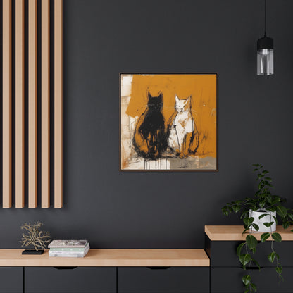 Cat 16, Gallery Canvas Wraps, Square Frame