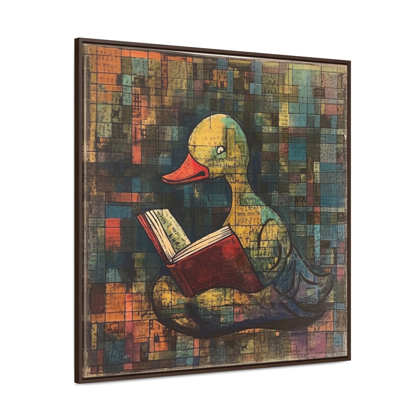 Duck 3, Gallery Canvas Wraps, Square Frame