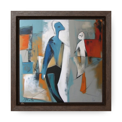 Sad Man 30, Valentinii, Gallery Canvas Wraps, Square Frame