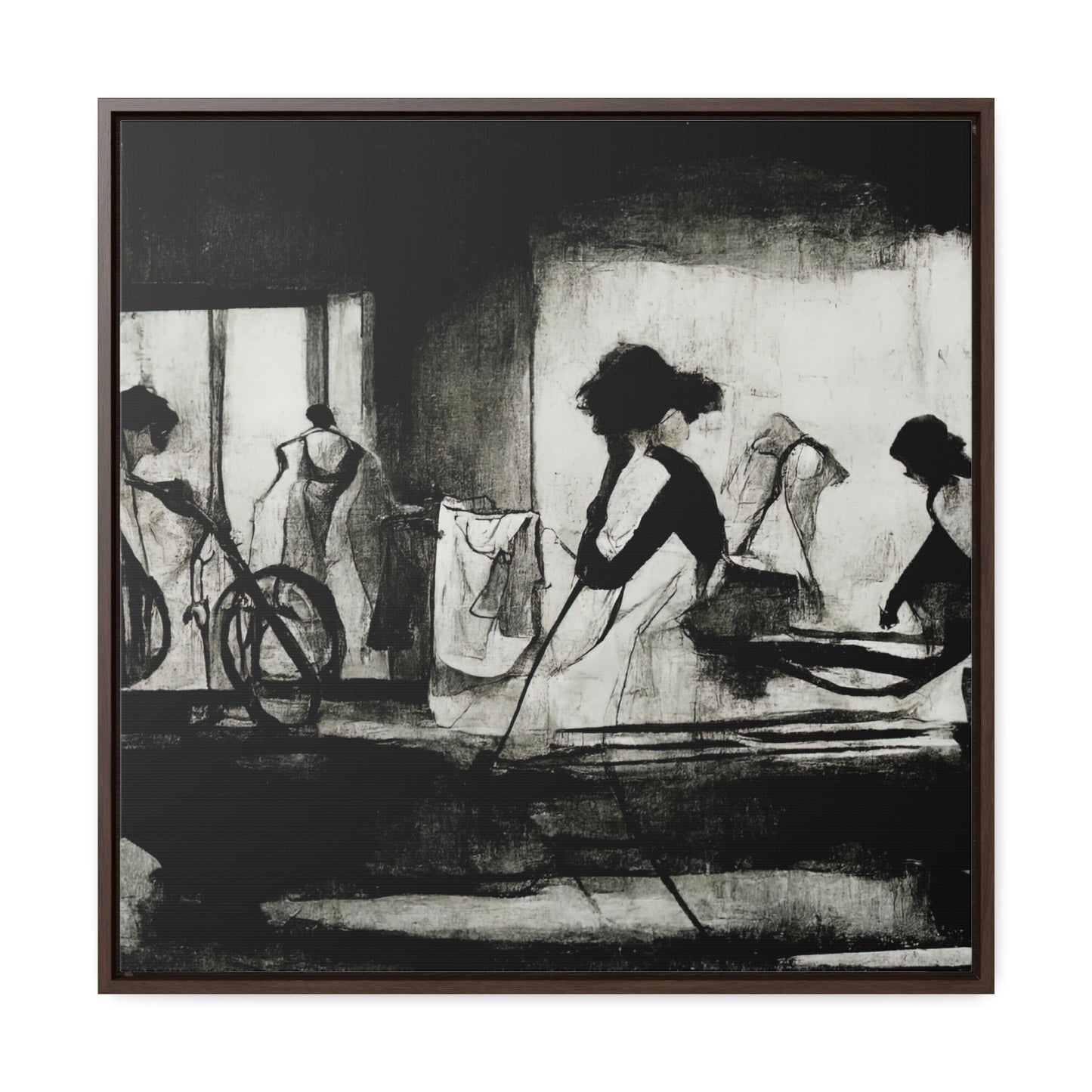 Domestic Memories 29, Valentinii, Gallery Canvas Wraps, Square Frame