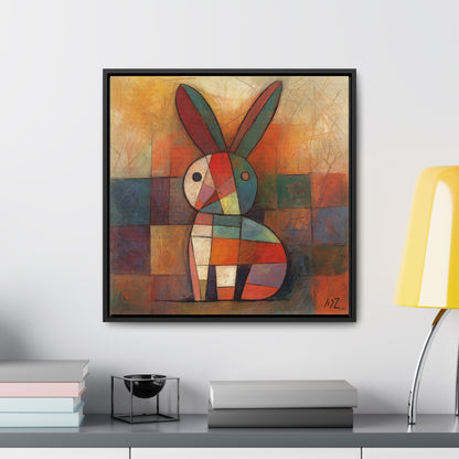 Rabbit 15, Gallery Canvas Wraps, Square Frame