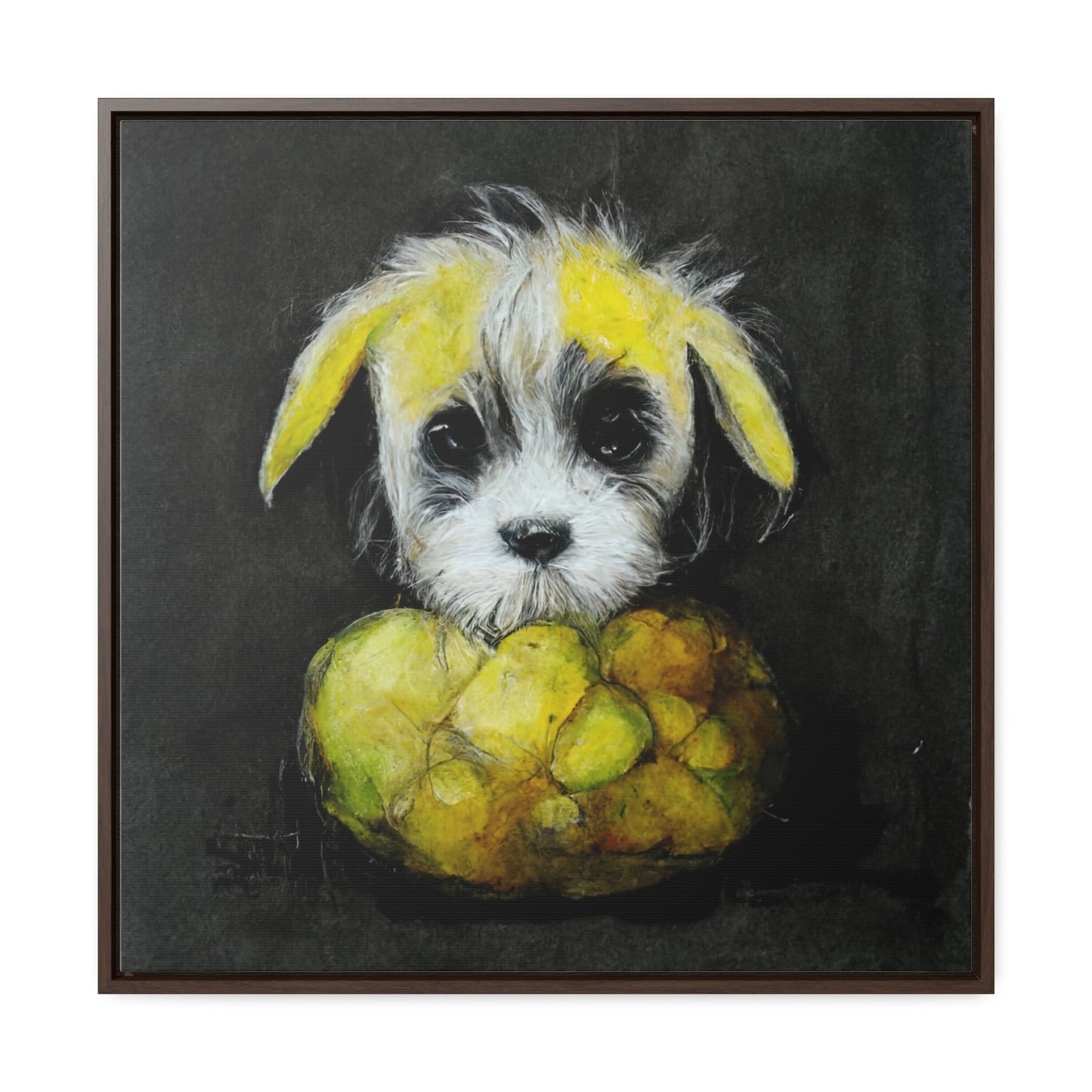 Dogs and Puppies 7, Valentinii, Gallery Canvas Wraps, Square Frame