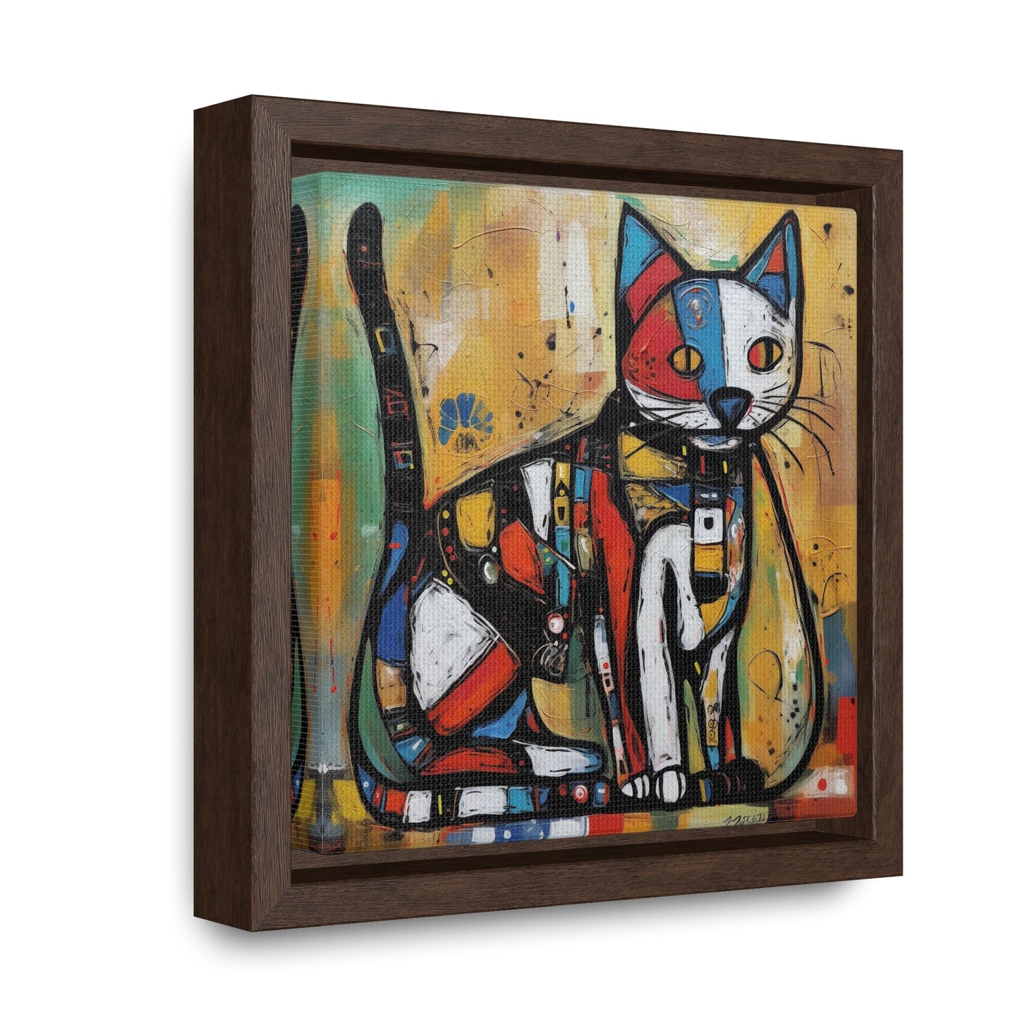 Cat 113, Gallery Canvas Wraps, Square Frame