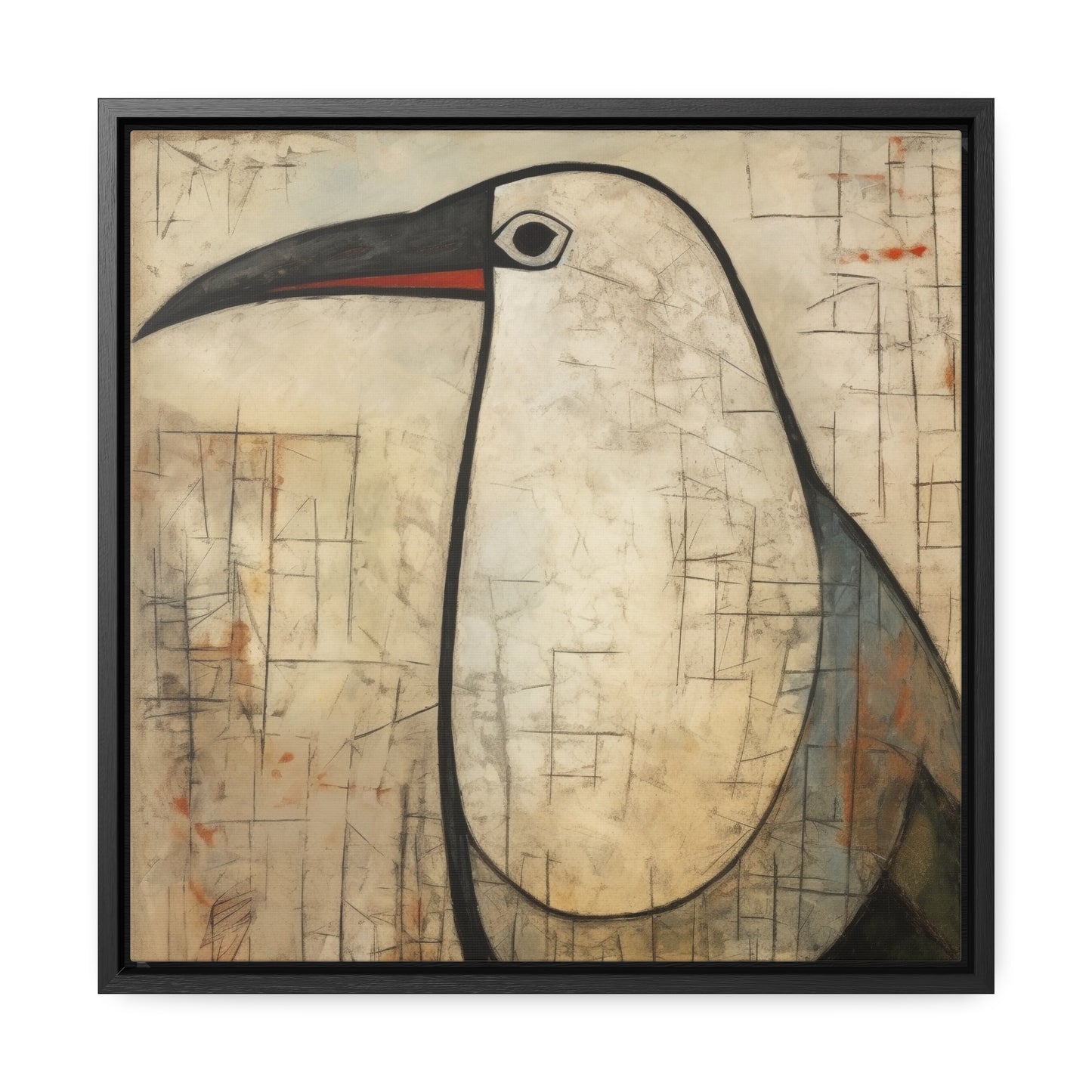 Bird 3, Gallery Canvas Wraps, Square Frame