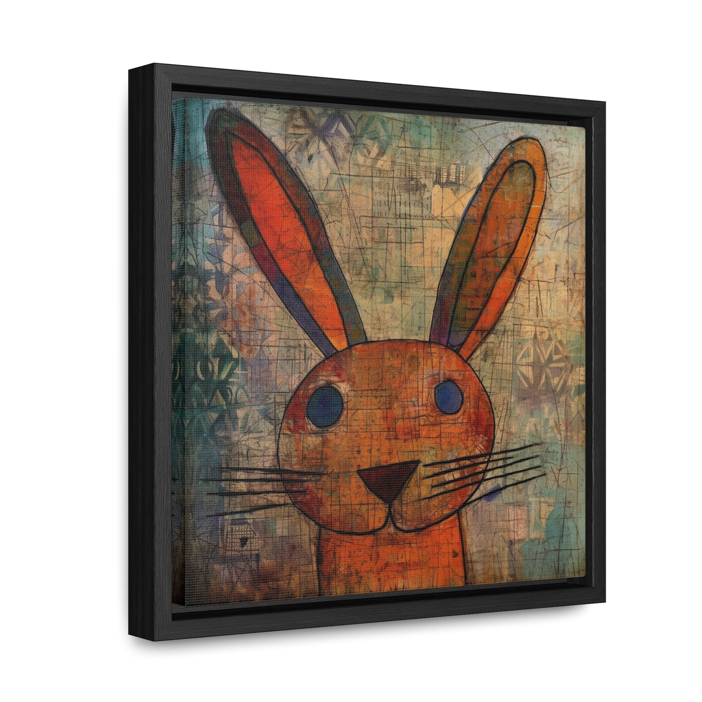 Rabbit 9, Gallery Canvas Wraps, Square Frame