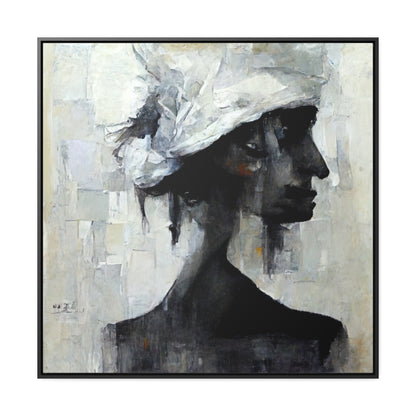 Forgotten face 4, Valentinii, Gallery Canvas Wraps, Square Frame