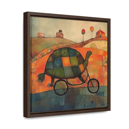 Turtle 13, Gallery Canvas Wraps, Square Frame