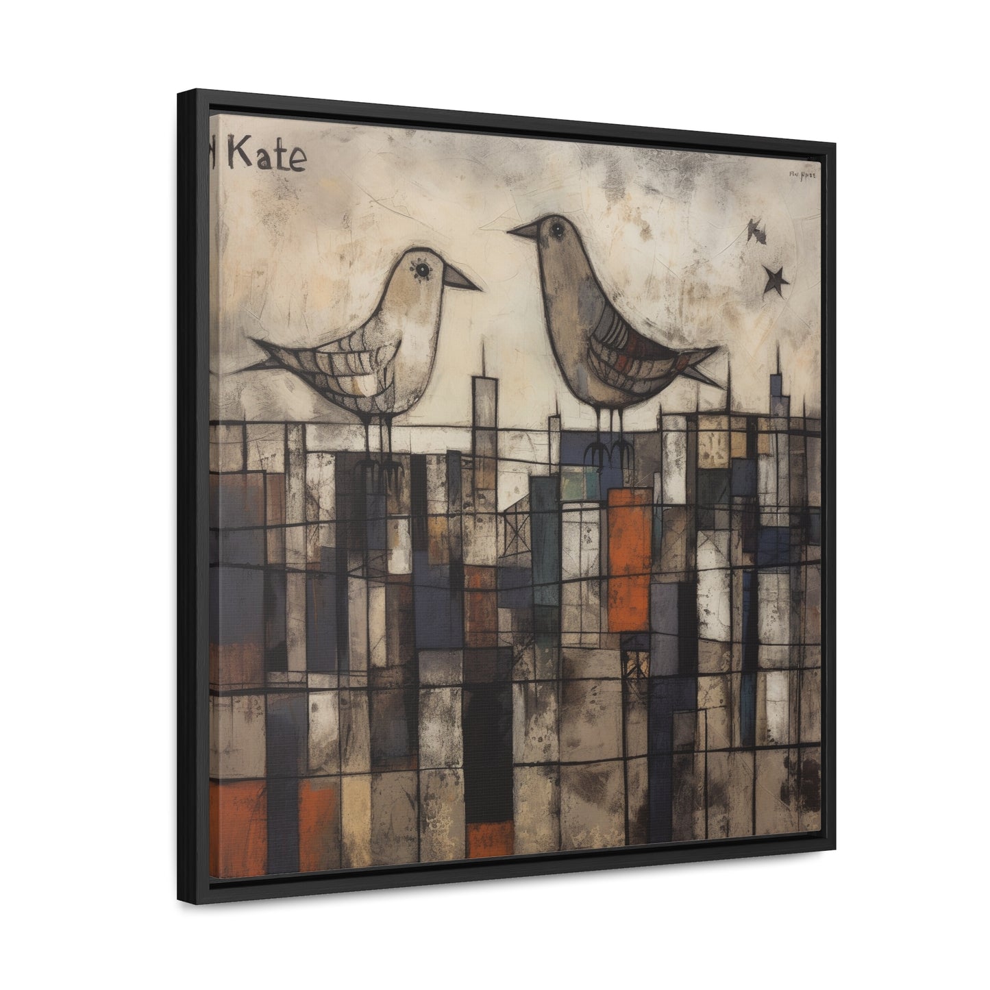 Bird 30, Gallery Canvas Wraps, Square Frame