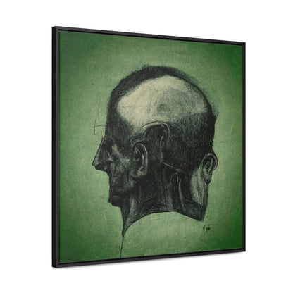 Heads 16, Valentinii, Gallery Canvas Wraps, Square Frame