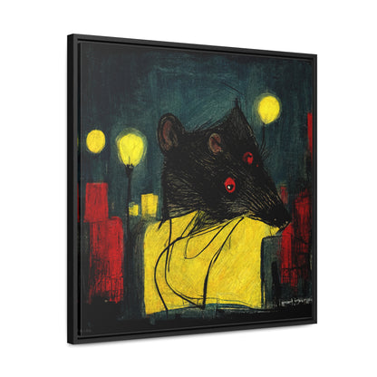 Urban Rat 5, Valentinii, Gallery Canvas Wraps, Square Frame