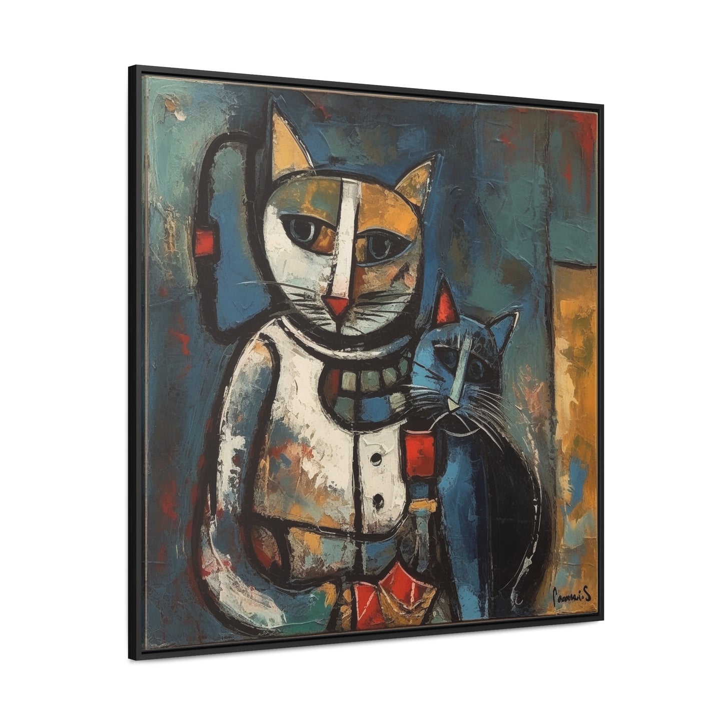 Cat 29, Gallery Canvas Wraps, Square Frame