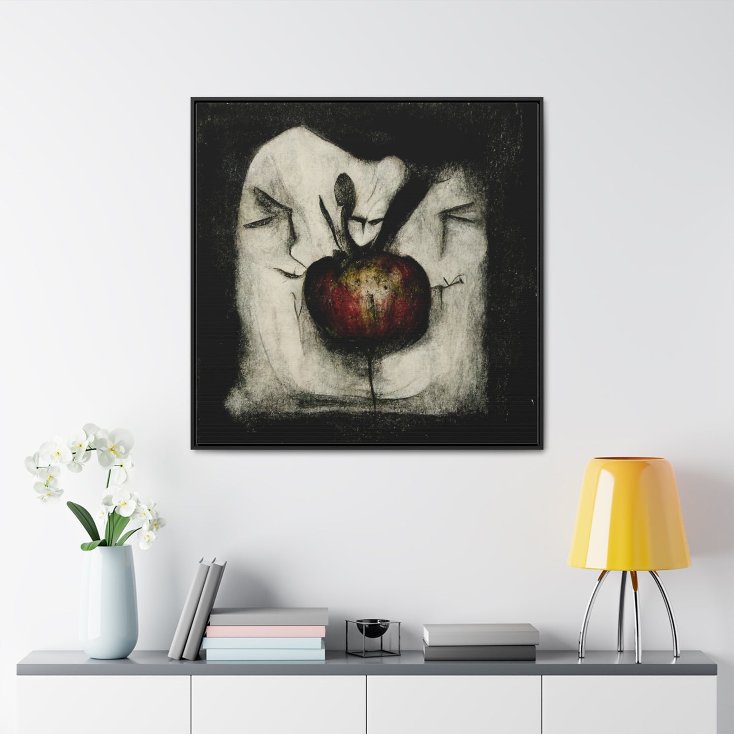 Apple 4, Valentinii, Gallery Canvas Wraps, Square Frame