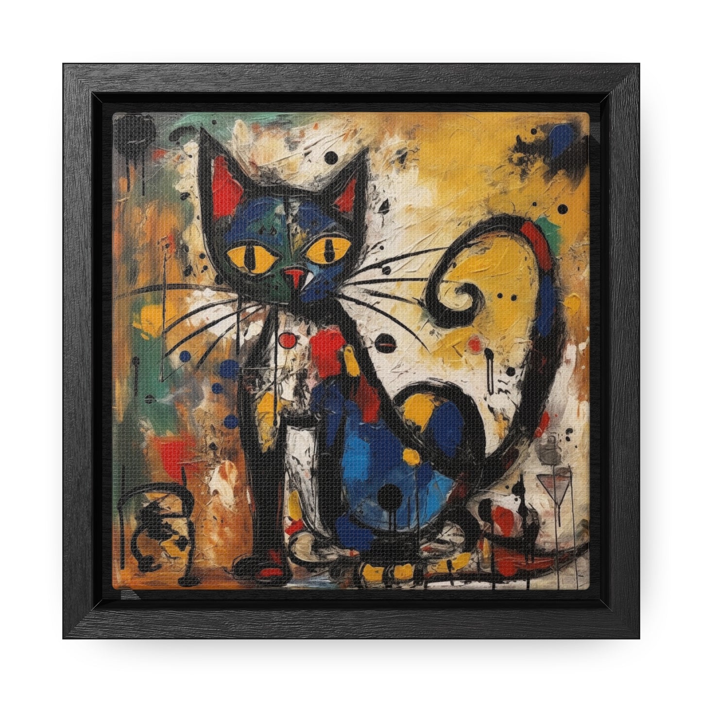 Cat 71, Gallery Canvas Wraps, Square Frame