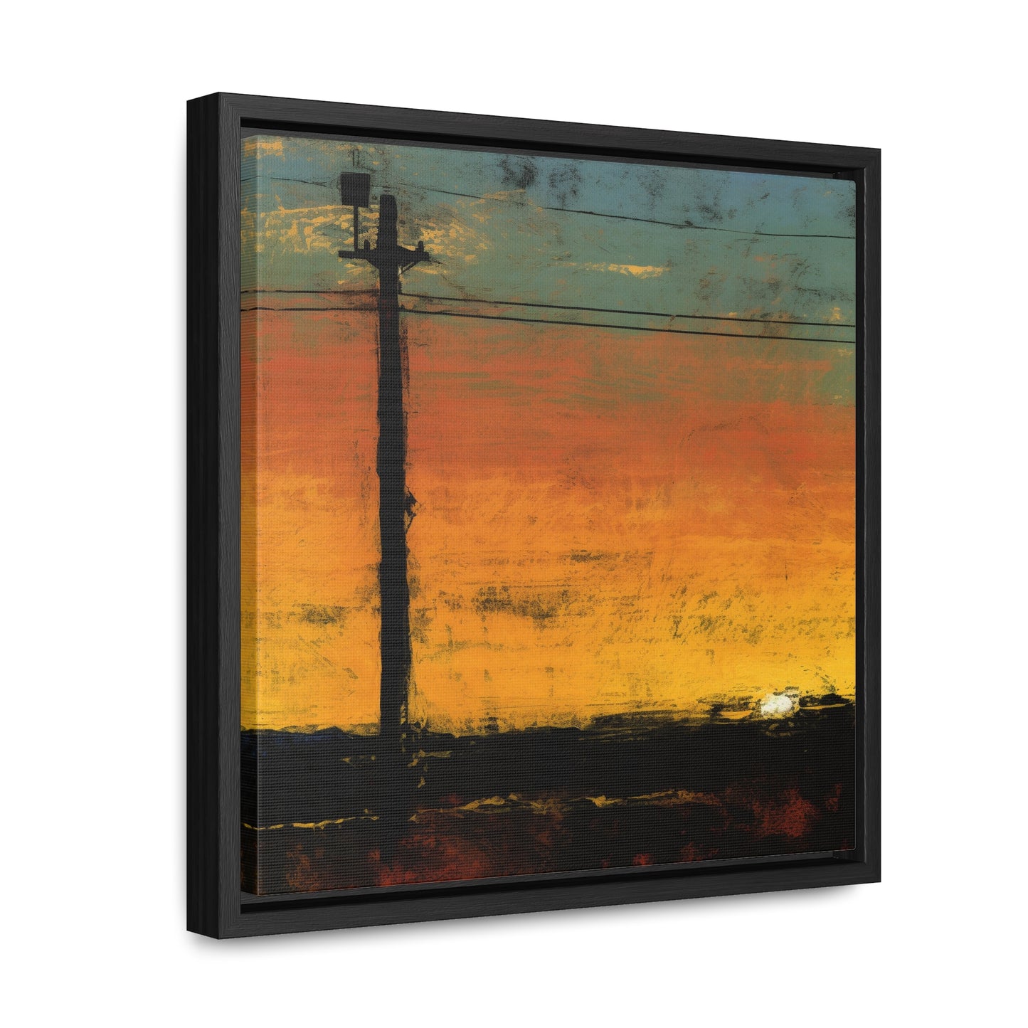 Land of the Sun 82, Valentinii, Gallery Canvas Wraps, Square Frame