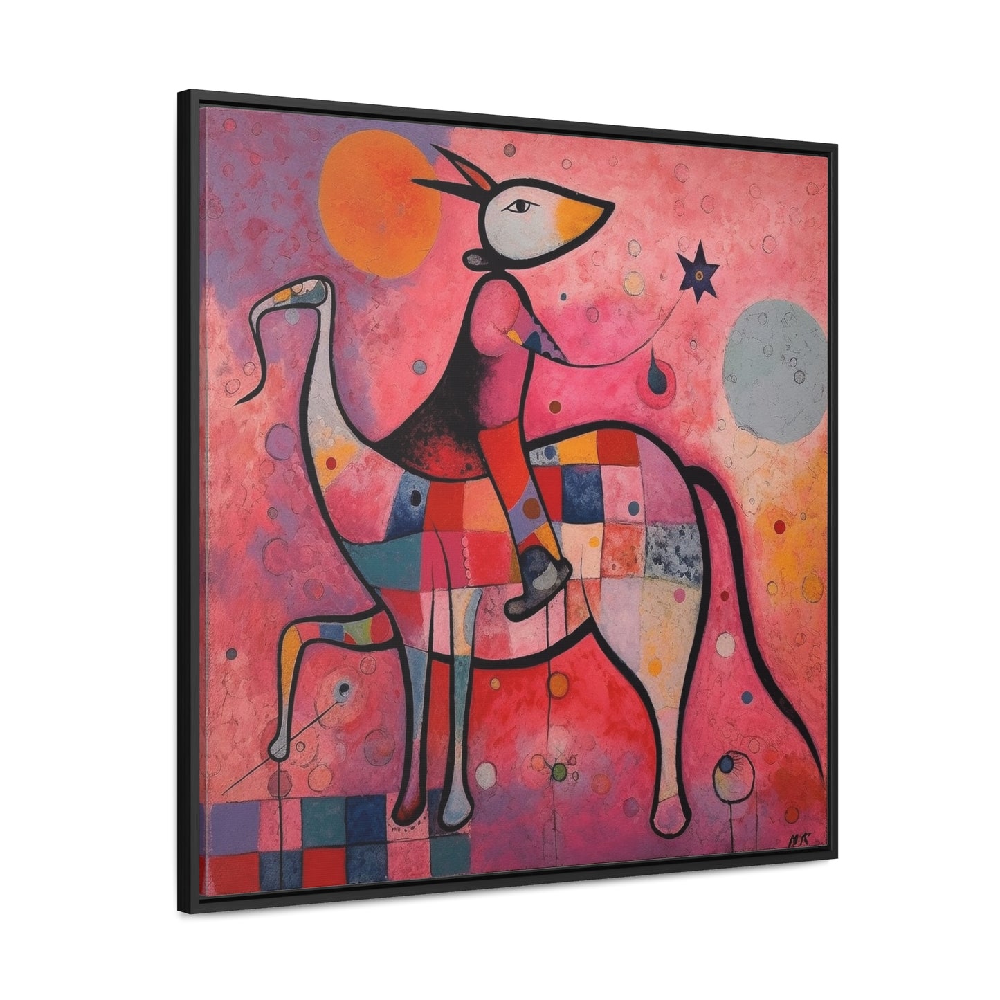 The Dreams of the Child 3, Gallery Canvas Wraps, Square Frame