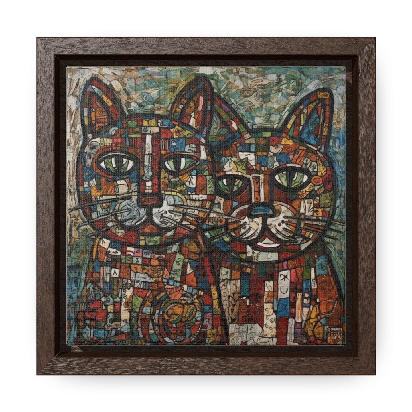 Cat 7, Gallery Canvas Wraps, Square Frame