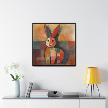 Rabbit 36, Gallery Canvas Wraps, Square Frame