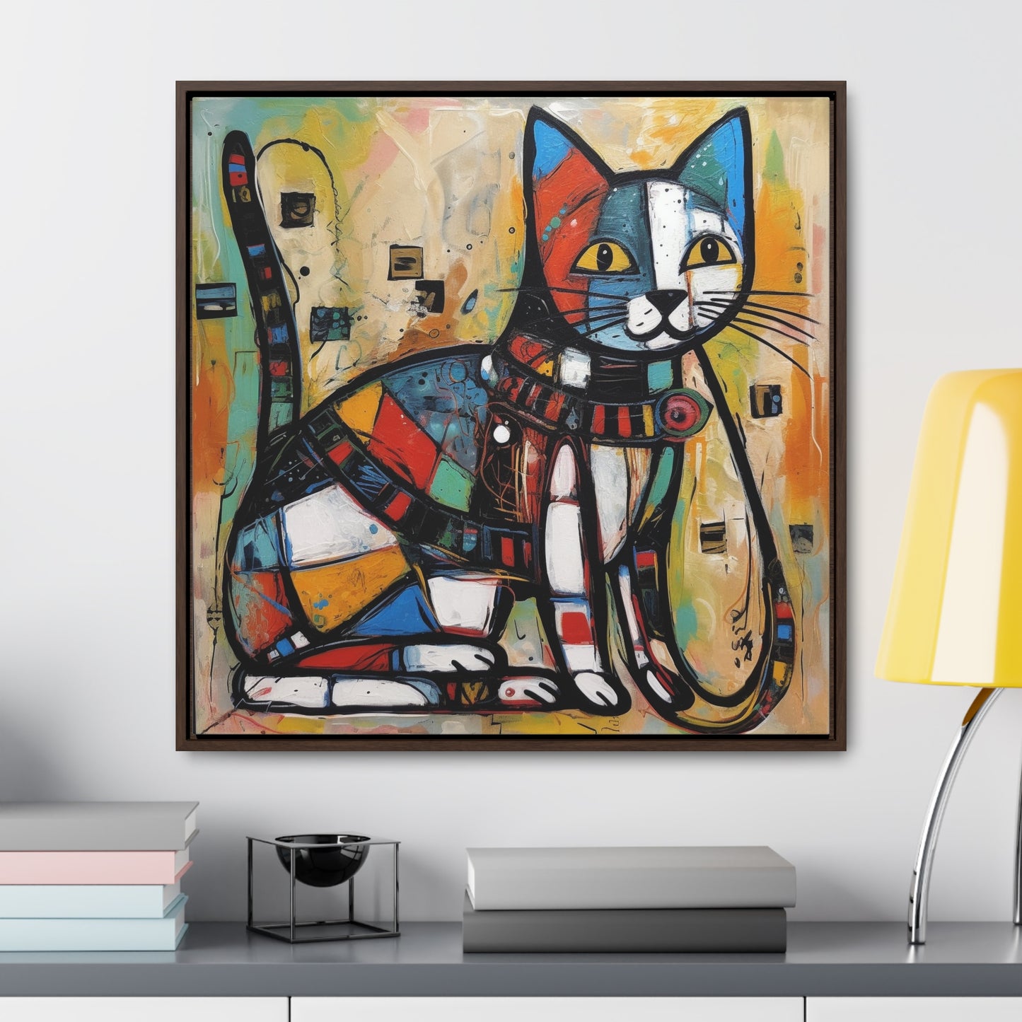 Cat 94, Gallery Canvas Wraps, Square Frame