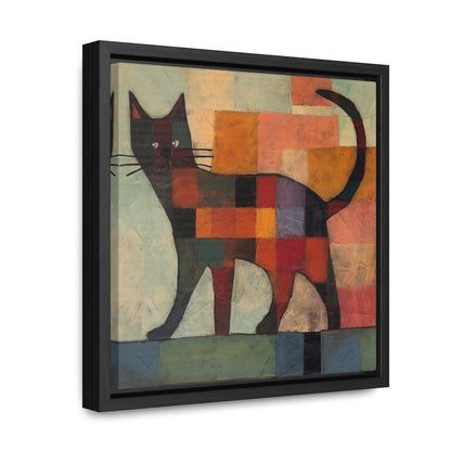 Cat 24, Gallery Canvas Wraps, Square Frame