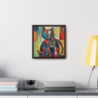 Cat 67, Gallery Canvas Wraps, Square Frame