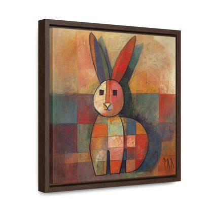 Rabbit 36, Gallery Canvas Wraps, Square Frame