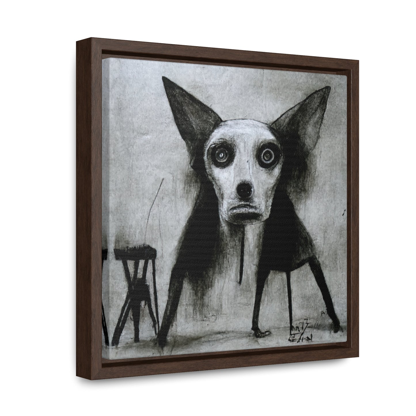 Dogs and Puppies 20, Valentinii, Gallery Canvas Wraps, Square Frame