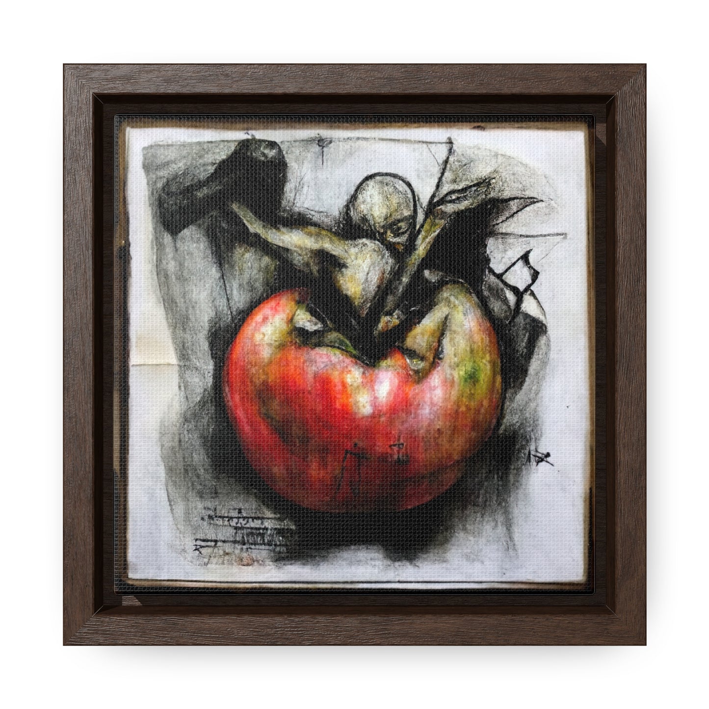 Apple 27, Valentinii, Gallery Canvas Wraps, Square Frame