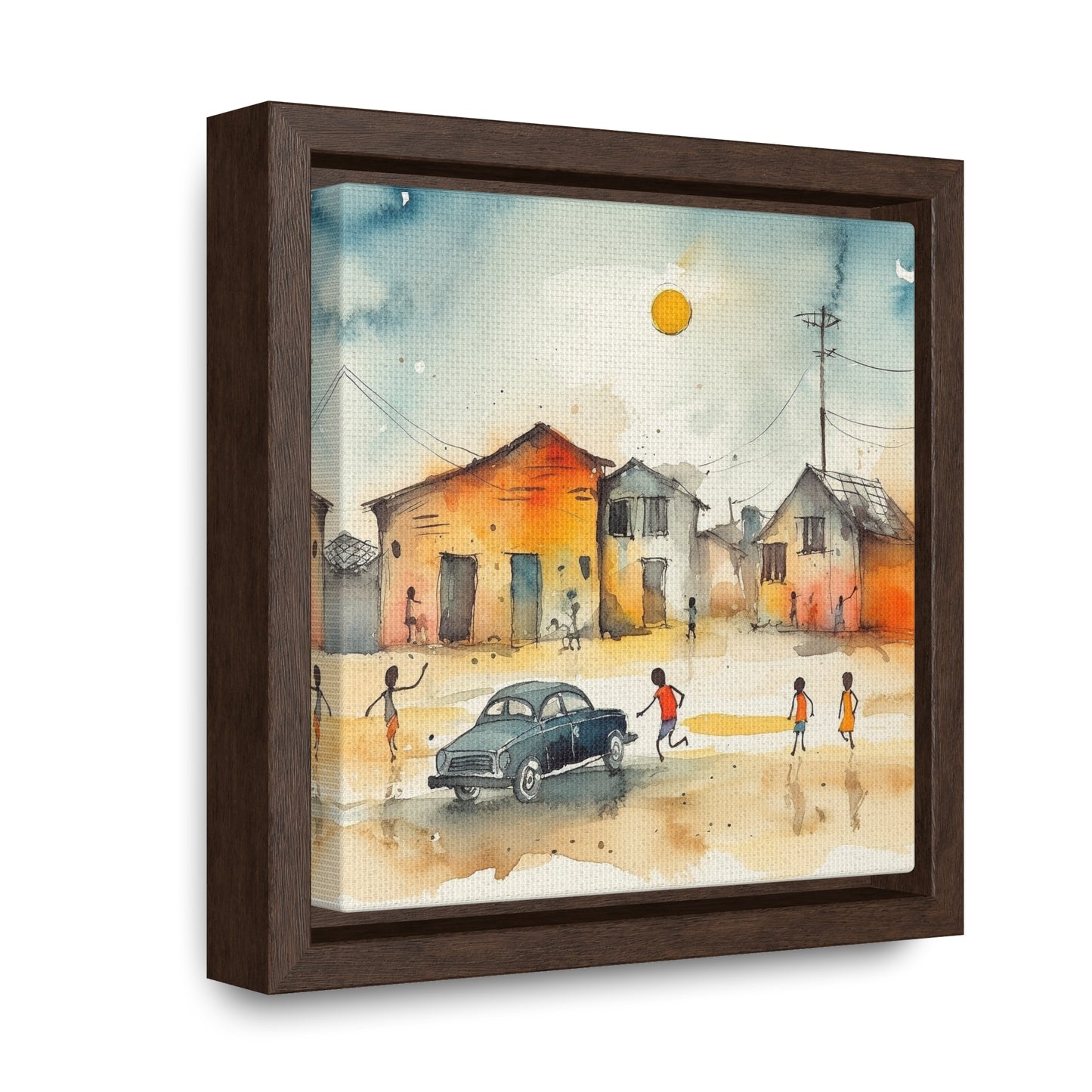 Childhood 13, Valentinii, Gallery Canvas Wraps, Square Frame