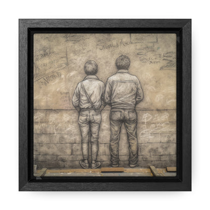 The Courage of Vulnerability 12, Valentinii, Gallery Canvas Wraps, Square Frame