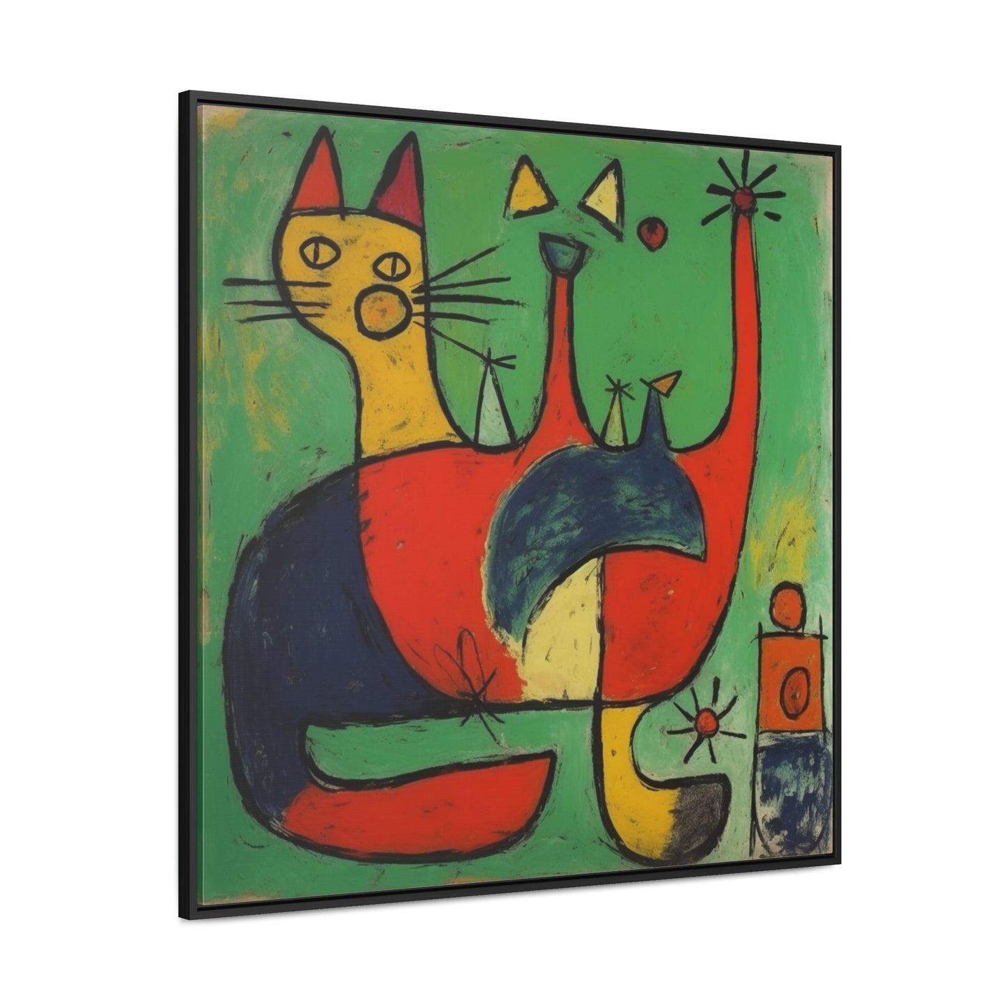 Cat 133, Gallery Canvas Wraps, Square Frame