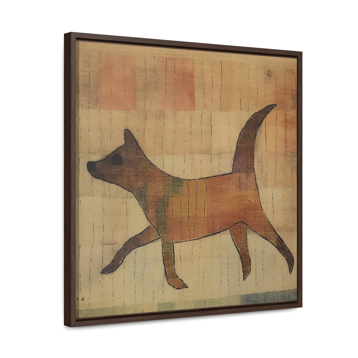 V Dog 6, Gallery Canvas Wraps, Square Frame