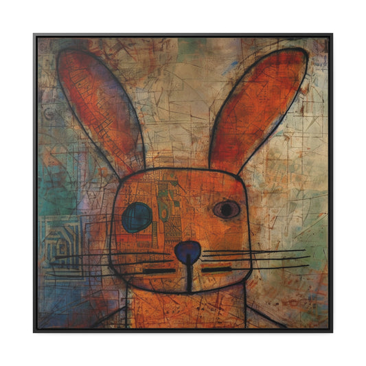 Rabbit 7, Gallery Canvas Wraps, Square Frame