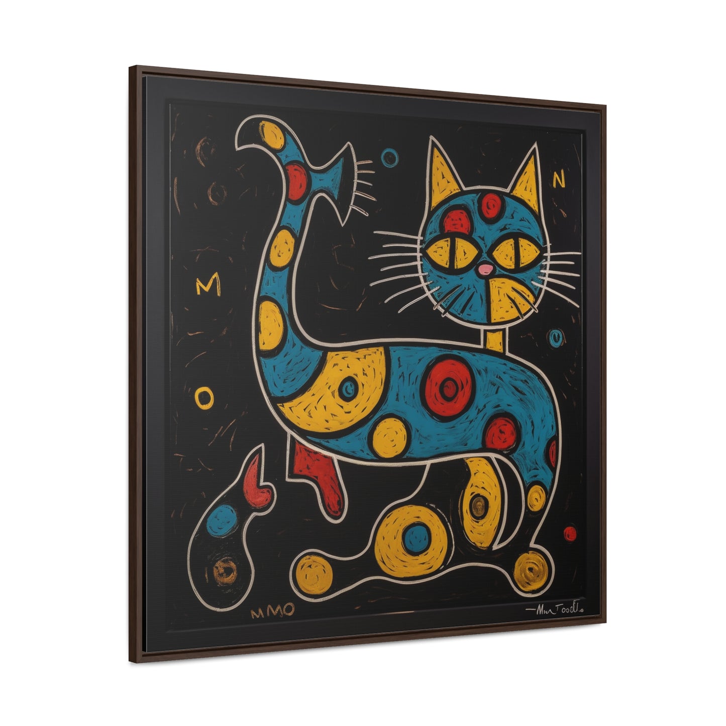 Cat 125, Gallery Canvas Wraps, Square Frame