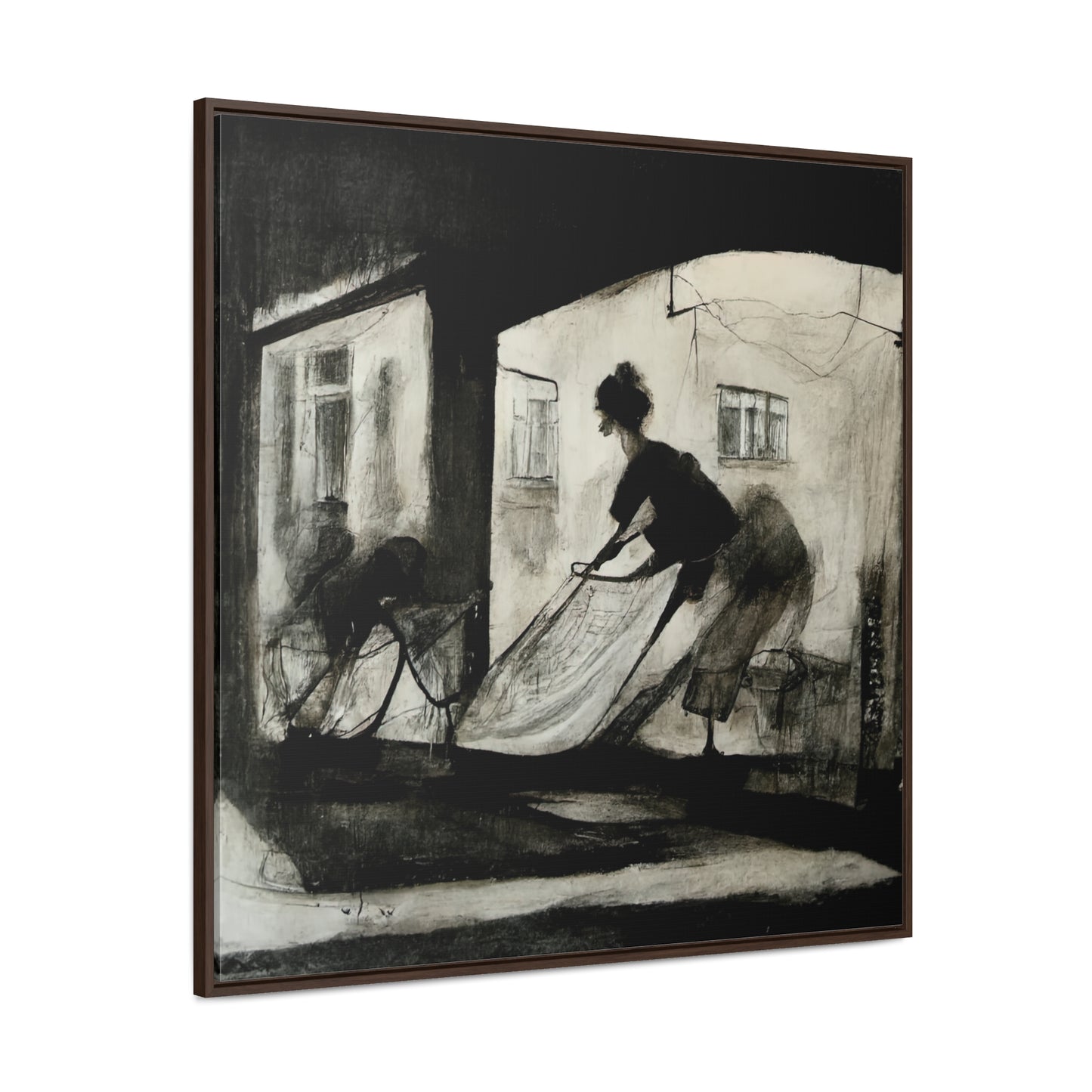 Domestic Memories 27, Valentinii, Gallery Canvas Wraps, Square Frame