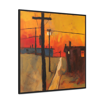 Land of the Sun 71, Valentinii, Gallery Canvas Wraps, Square Frame