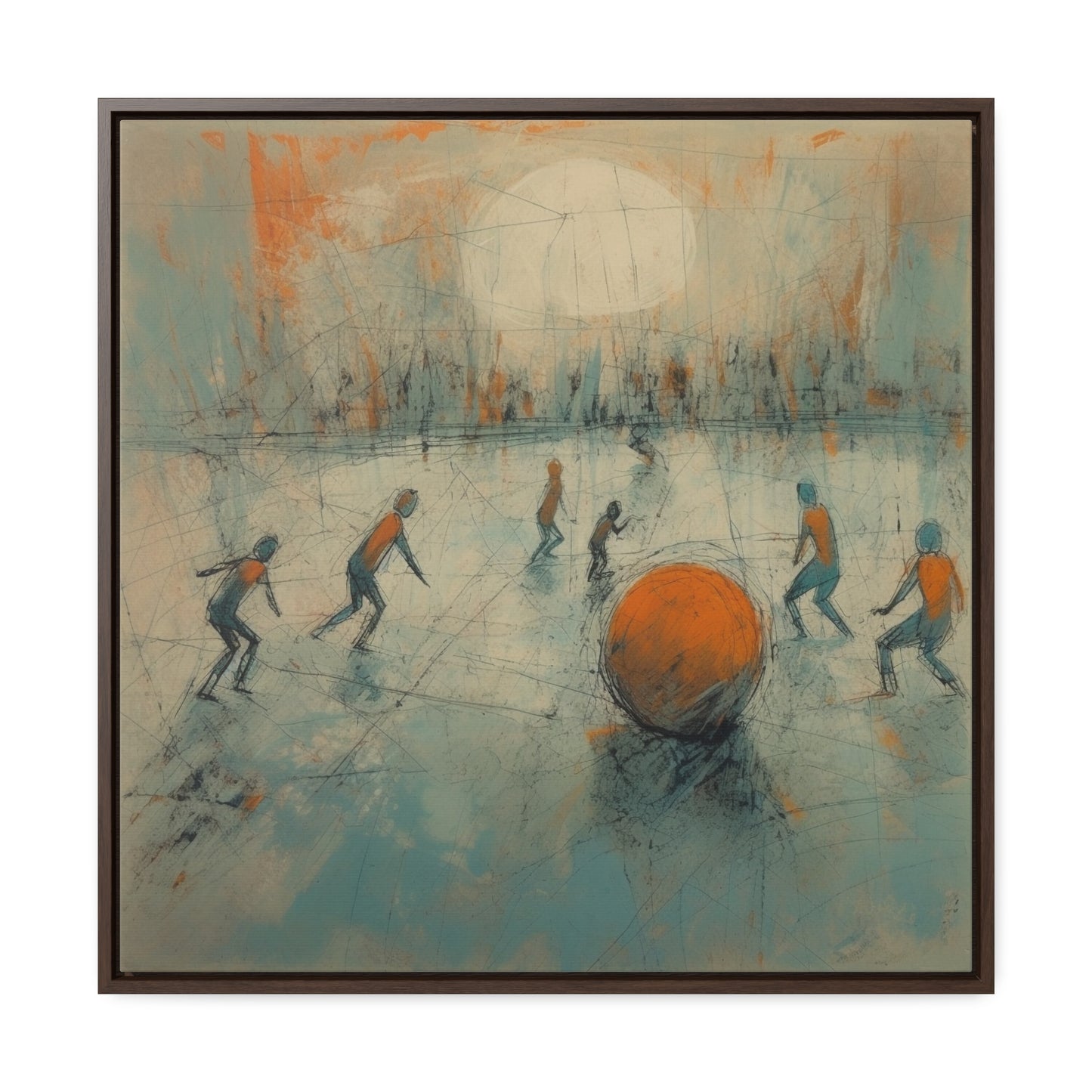 Childhood 19, Gallery Canvas Wraps, Square Frame