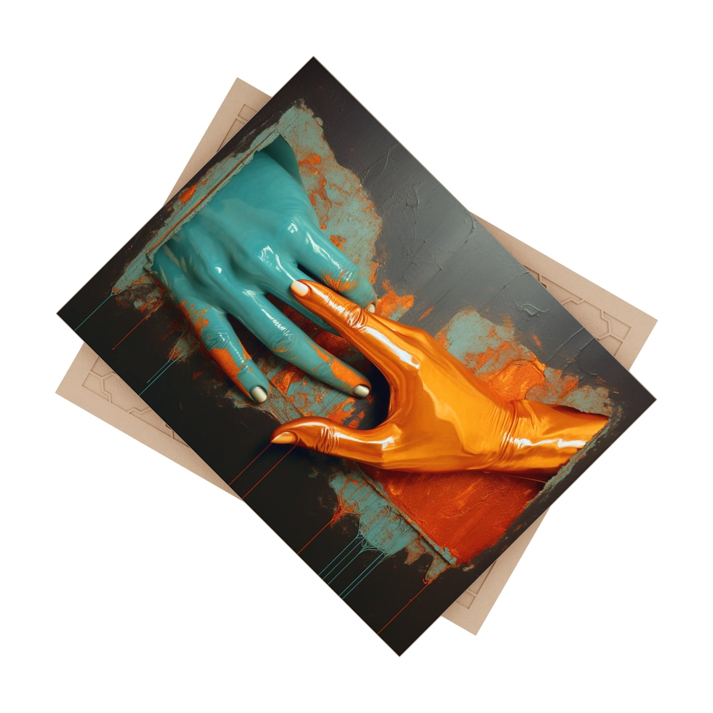 Hands 106, Ceramic Photo Tile