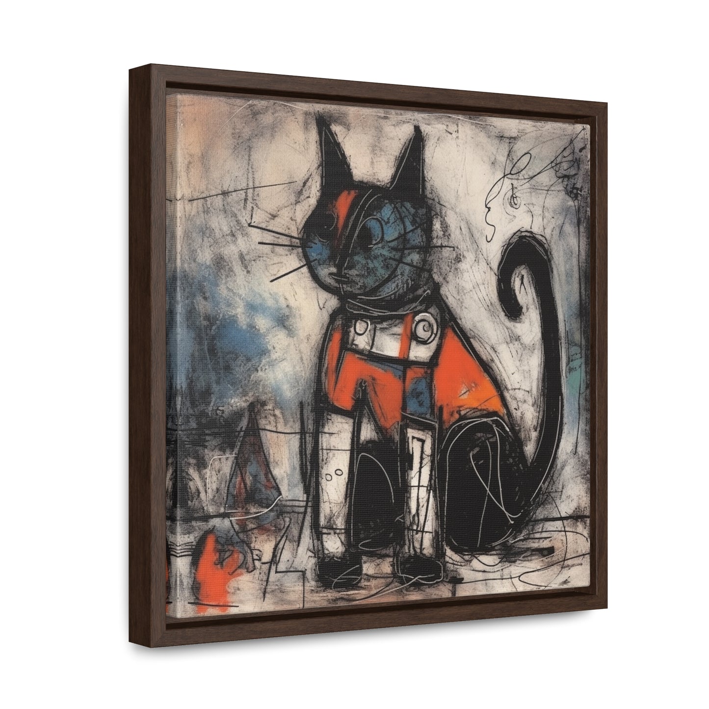 Cat 45, Gallery Canvas Wraps, Square Frame