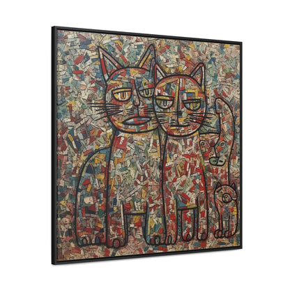 Cat 4, Gallery Canvas Wraps, Square Frame