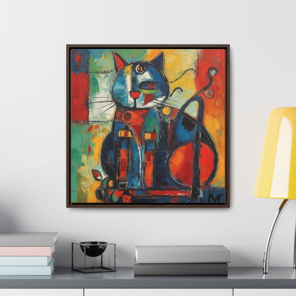 Cat 69, Gallery Canvas Wraps, Square Frame