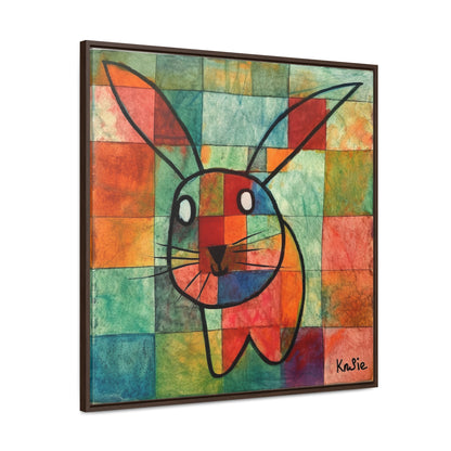 Rabbit 16, Gallery Canvas Wraps, Square Frame