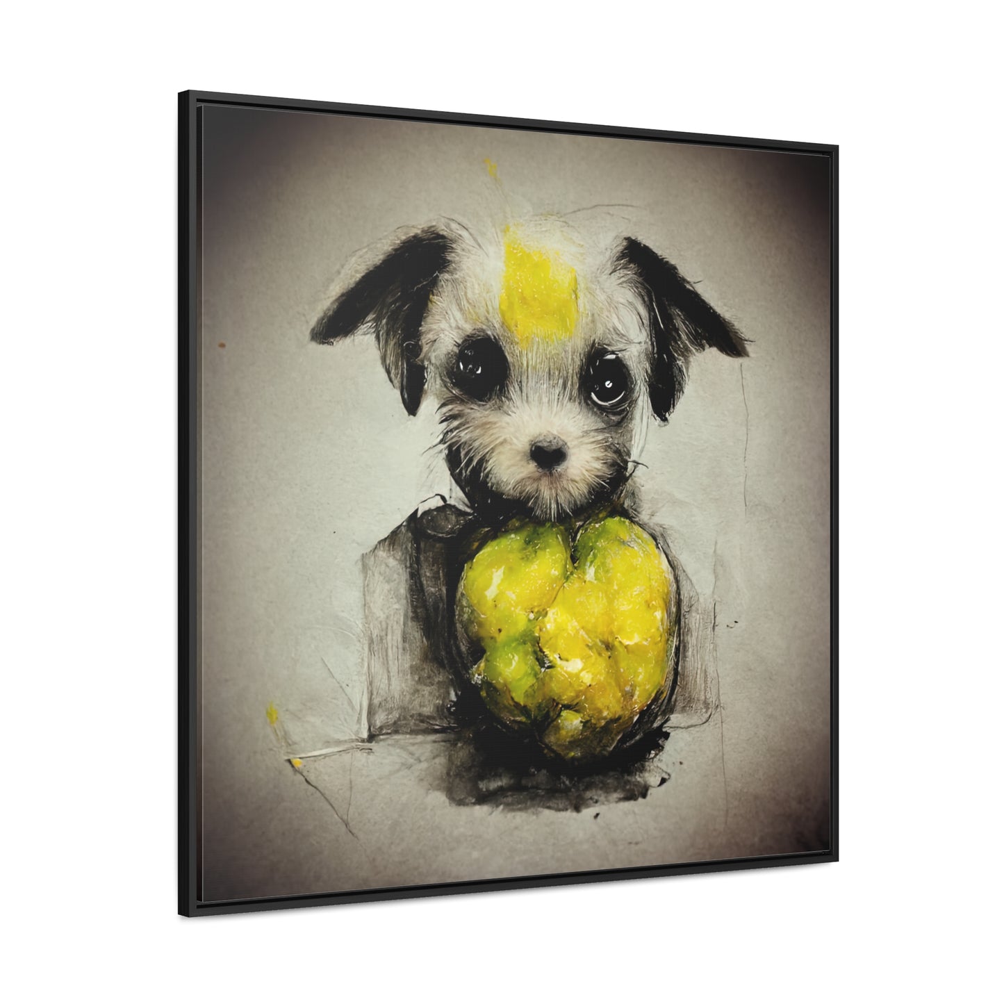 Dogs and Puppies 4, Valentinii, Gallery Canvas Wraps, Square Frame