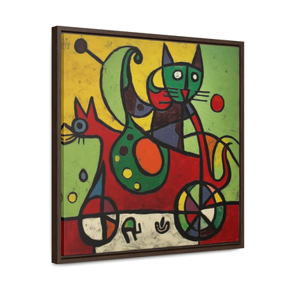 Cat 149, Gallery Canvas Wraps, Square Frame