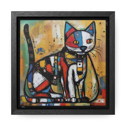 Cat 113, Gallery Canvas Wraps, Square Frame