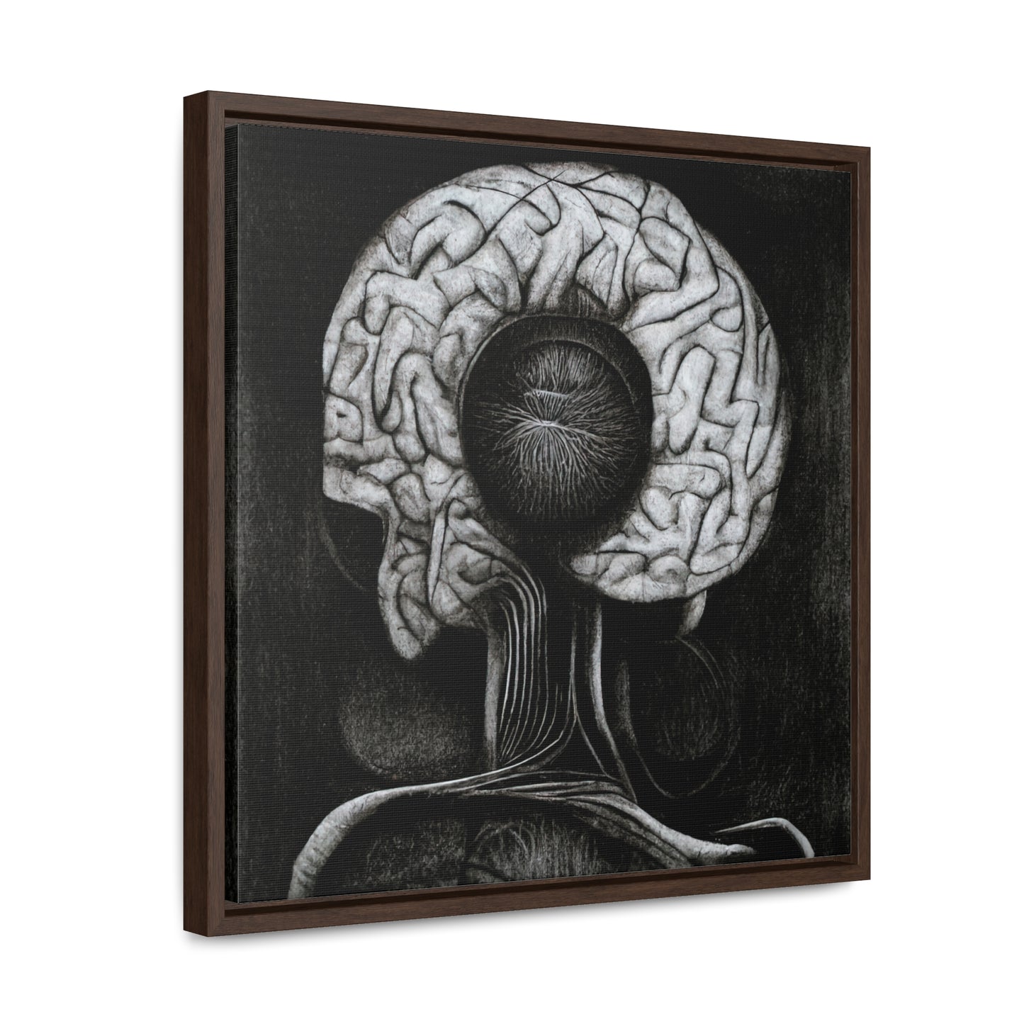 Brain 40, Valentinii, Gallery Canvas Wraps, Square Frame